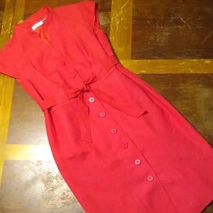 Calvin Klein Orange, not red 👗.